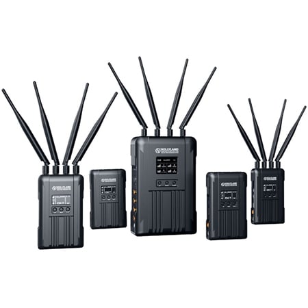 Hollyland SYSCOM 421S 1800 Foot Range SDI/HDMI Wireless Video/Audio Transmission System - 4 Transmitters / 1 Receiver