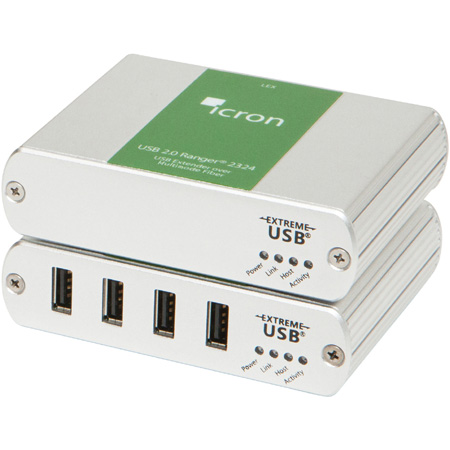 Icron Ranger 2324 USB 2.0 Four-port Multimode Fiber 500m extender