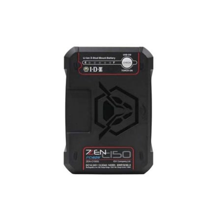 IDX ZEN-C150G Zenith Series 145Wh Three-Stud Mount Camera Battery with Dual D-Taps and 15.2 Amps Max Draw