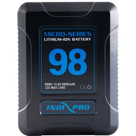 IndiPro VMP98S Micro-Series 98Wh V-Mount Li-Ion Battery