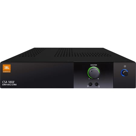 JBL CSA180Z 80W 1U Commercial DriveCore Amplifier - Built-in 70/100V Fanless