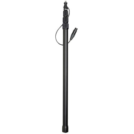 K-Tek KE89CC 4-Section Aluminum Boom Pole with Coiled Cable - 7 Foot 6 Inches