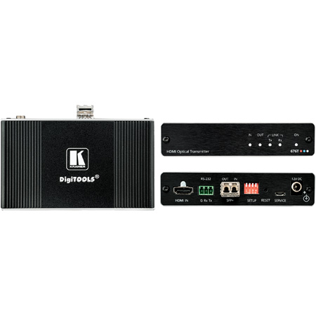 Kramer 676T 4K60 4:4:4 HDMI and RS-232 Transmitter over Ultra-Reach MM/SM LC Fiber Optic