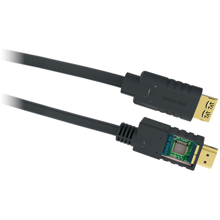 Kramer CA-HM-66 Active High Speed HDMI Cable with Ethernet - 18Gbps up to 20m (66ft) - 66 Feet