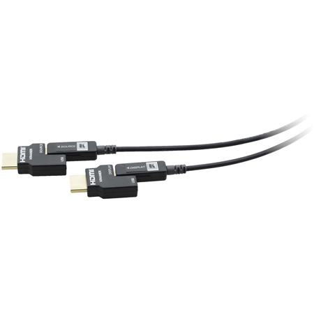 Kramer CP-AOCH/60-66 Active Optical 4K Pluggable HDMI Cable with Removeable Connectors - Plenum Rated - 66 Feet