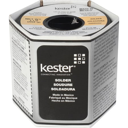 Kester 2% Silver Solder 21AWG 031 Diameter One Pound Roll