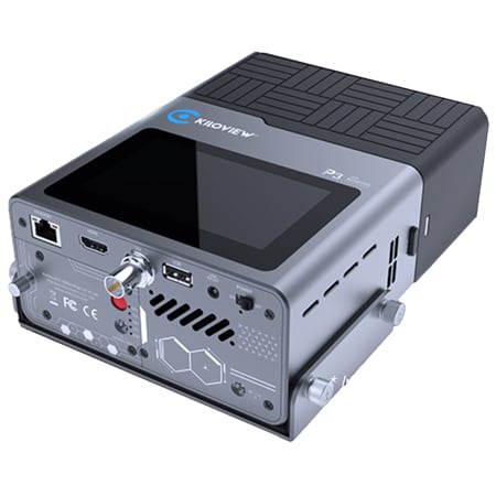 Kiloview P3 4K HDMI+3G-SDI Bonding Video Encoder with Dual Battery Module - 5G/4G/WiFi/Ethernet