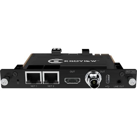 Kiloview RD-260 Cradle Series NDI-HX / SRT / RTSP / RTMP / HLS to SDI and HDMI Decoding Card