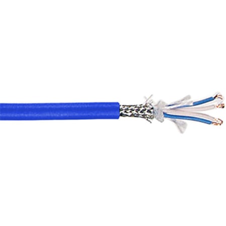 Canare L-4E5C Mini-Star-Quad Microphone Cable by the Foot - Blue