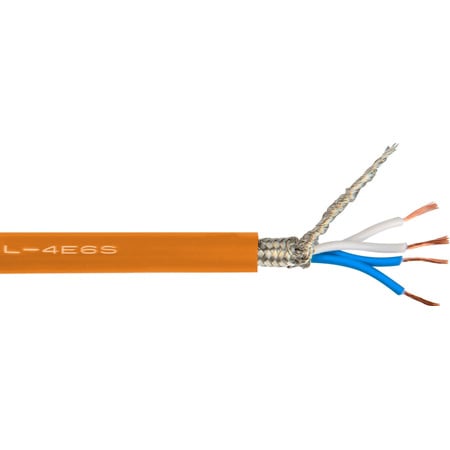 Canare L-4E6S Star-Quad Microphone Cable 1000ft Roll - Orange