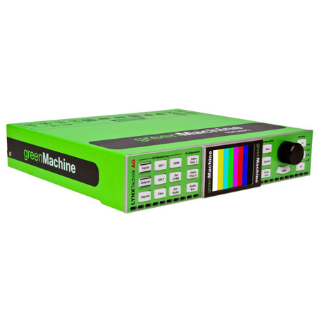 LYNX Technik Green Machine GMPT TESTOR US 4K UHD or 4 x 3G SDI Audio & Video Test Signal Generator