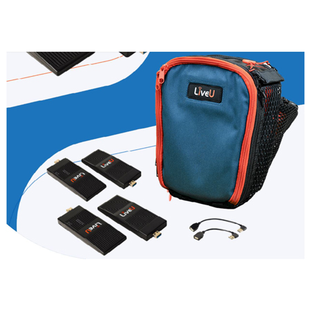 LiveU LU-SOLO-KIT-04-BELT Solo Pro Starter/Accessory Kit Bundle with 4 Modems / Beltpack Pouch & Cables