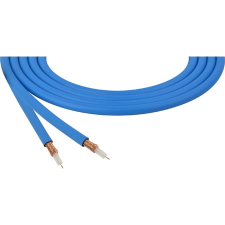 Canare LV-61S RG59 75 Ohm Video Coaxial Cable 500ft Roll - Blue
