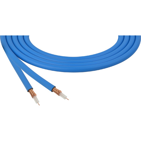 Canare LV-61S RG59 75 Ohm Video Coaxial Cable 500ft Roll - Blue