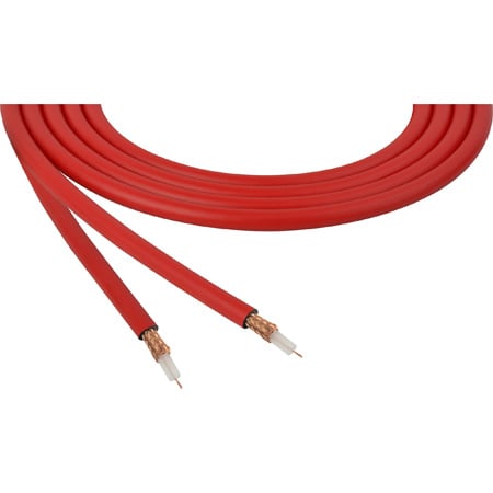 Canare LV-61S RG59 75 Ohm Video Coaxial Cable 500ft Roll - Red