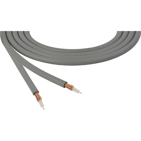Canare LV-61S RG59 75 Ohm Video Coaxial Cable by the Foot - Grey