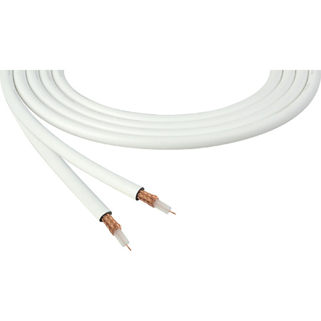 Canare LV-61S RG59 75 Ohm Video Coaxial Cable by the Foot - White