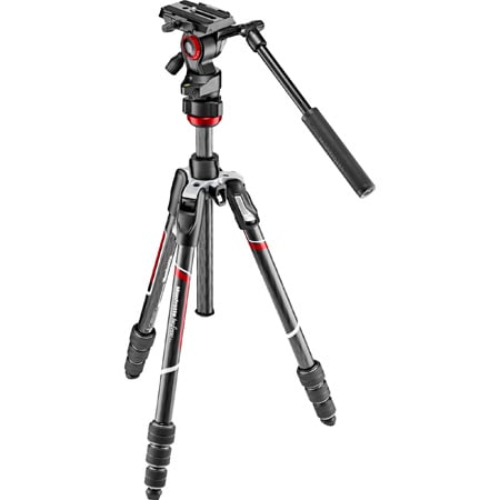 Manfrotto MVKBFRTC-LIVEUS Befree Live Carbon Fiber Twist Lock Tripod and Video Head