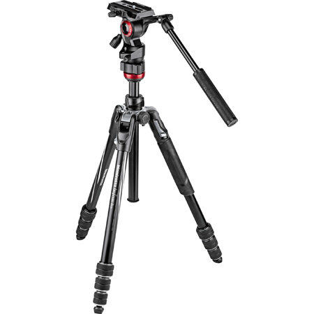 Manfrotto MVKBFRT-LIVEUS Be-free Live Aluminum Video Tripod Kit with Twist Leg Locks