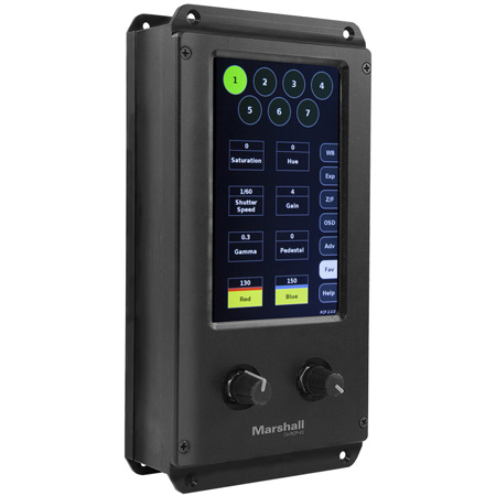 Marshall CV-RCP-V2 5 inch TFT Touchscreen RCP Camera Control w/Adjust & Match &  XLR