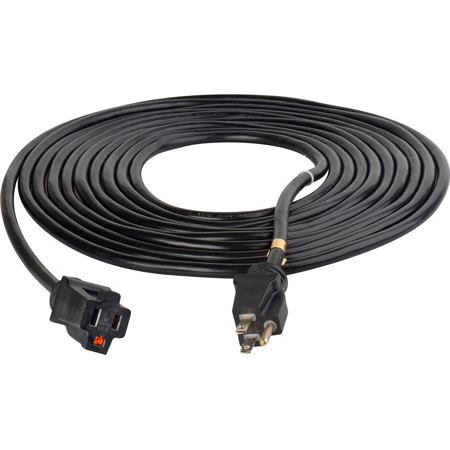 Milspec D16624025 ProPower Cordset 12/3 AC Extension Cord Black - 25 Foot