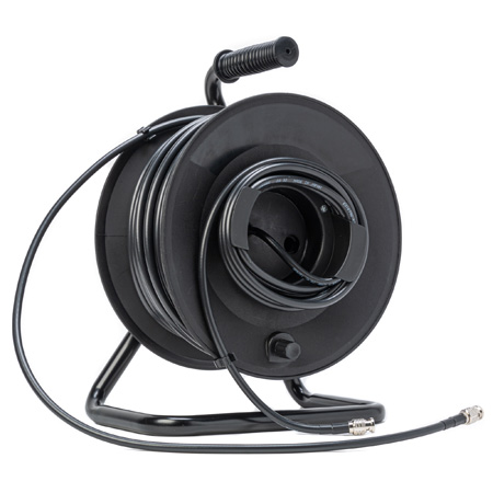 MarkerReel 1-Channel 12G-SDI BNC Cable Reel with Canare L-5.5CUHD RG6 - 200 Foot