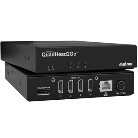 Matrox Q2GDP4K QuadHead2Go Q185 Multi-Monitor Controller Appliance
