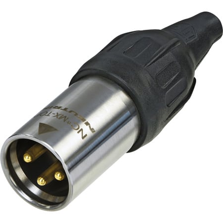 Neutrik NC3MX-TOP Male 3-Pin Heavy-duty sealed XLR connector - Nickel/Gold True Outdoor Protection (TOP)