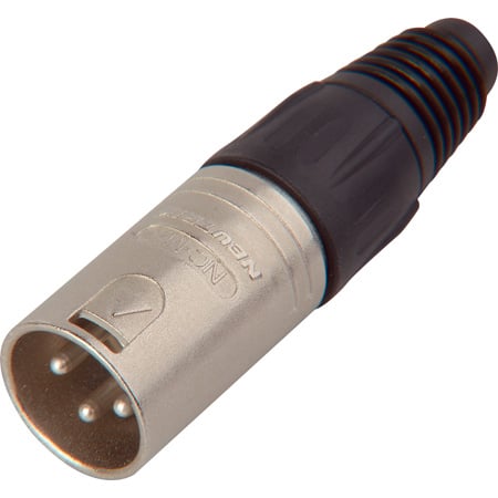 Neutrik NC3MX Male 3-Pin XLR Connector - Nickel/Silver