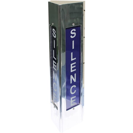 On-Air A-Frame 12 Volt LED SILENCE Light - Blue