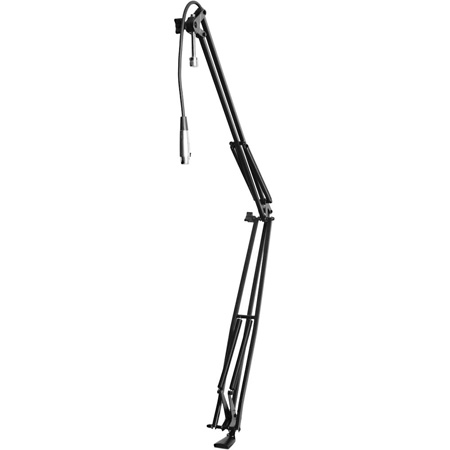 On-Stage Stands MBS5000 Broadcast/Webcast Desk Mount Microphone Boom Arm with XLR Cable