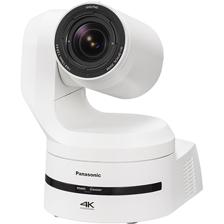 Panasonic AW-UE160WPJ 4K PTZ Camera with OLPF - SMPTE ST2110 Standard Compatible - White