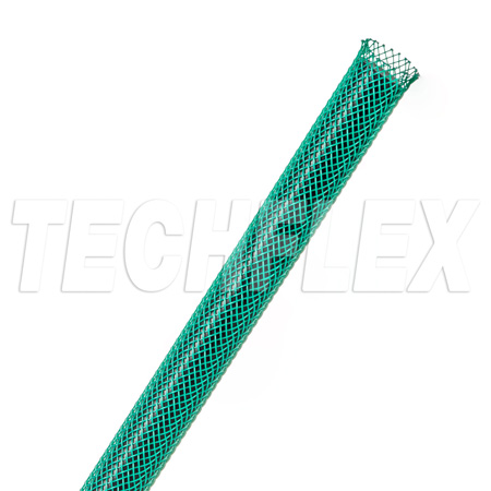 Techflex PTN0.13 1/8-Inch Flexo PET Expandable Tubing - Green - 100-Foot