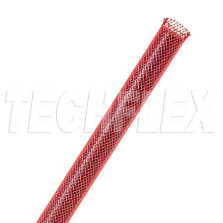 Techflex PTN0.13 1/8-Inch Flexo PET Expandable Tubing - Red - 100-Foot