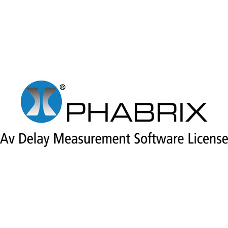 Phabrix PHRXO-AVD AV Delay Analyzer Software License - Supports EBU and LAWO AV Delay Sequences