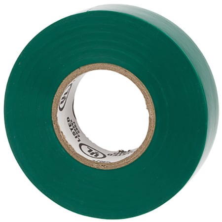 Platinum Tools/NSI WW-732-GN Warrior Wrap 732 Premium Electrical Tape - 7mm - Green