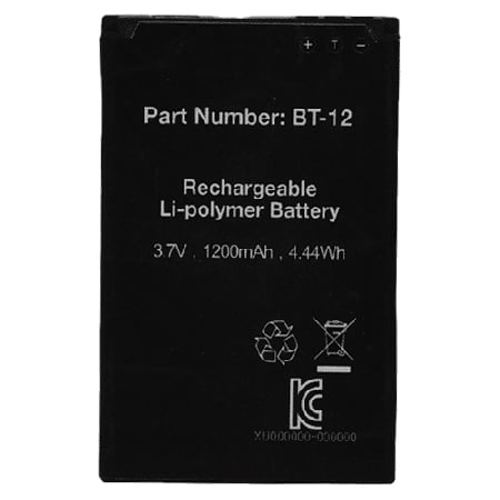 Pliant BT-12-PT Replacement Lithium Poly Battery for use with MicroCom XR All-In-One Headset models Only