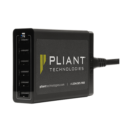 Pliant Technologies PAC-USB6-CHG 6-Port USB Charger for up to 6 MicroCom XR or CrewCom BeltPacks