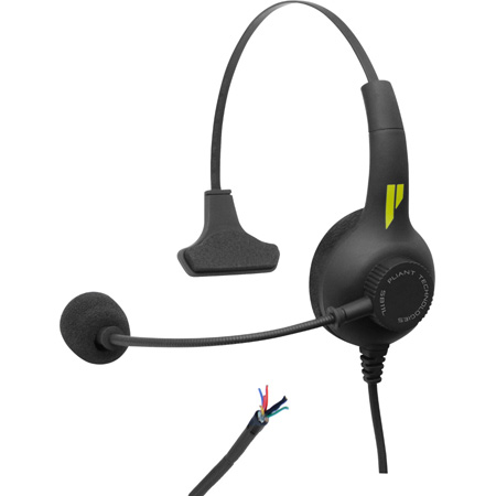 Pliant PHS-SB11LE-U SmartBoom Lite Single-Ear Electret Headset - Unterminated Cable
