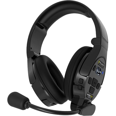 Pliant MicroCom PMC-HS900XRD All-In-One Wireless SmartBoom PRO Headset - Dual-Ear - For MicroCom XR Beltpacks