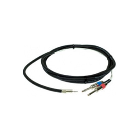 Pro Co IPMB2Q-5 Mini Bal to 2Q Sound Card Cable 5 Ft.