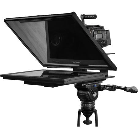 Prompter People QPRO24HB Q-Gear Pro 24 Bundle Includes Reversing Monitor - 25 Foot Extension and Remote