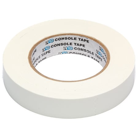 Pro Tapes 001C160MWHT 1-Inch Wide White Removable Console Tape