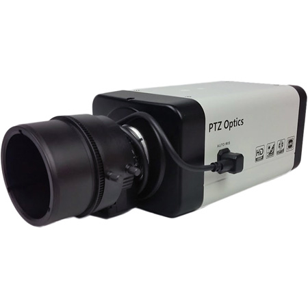 PTZOptics Variable Lens 1080p NDI HX HD-SDI IP Network Camera with 3.8-13mm Lens - White