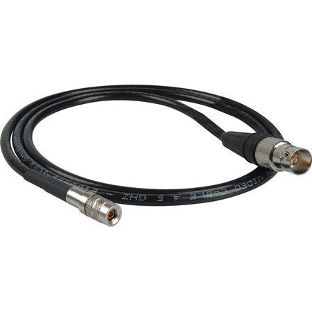 Laird RD1-DINBF-3 3G-SDI DIN 1.0/2.3 to BNC Female Adapter Cable - 3 Foot Black