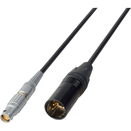 Laird RD1-PWR6-02 Epic / Scarlet 12V DC Power Cable Lemo 1B 6-Pin Female to 4-Pin Male XLR - 2 Foot