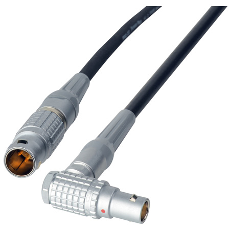 Laird RD1-PWR7-05 Epic / Scarlet 12V DC Power Cable Right Angle Lemo 1B 6-Pin Female to 2B 6-Pin Male - 5 Foot
