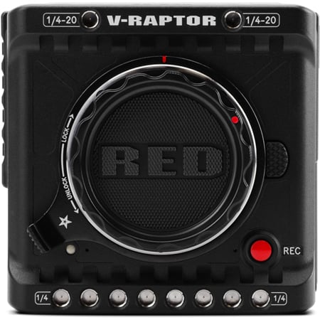 RED Camera 710-0342 V-RAPTOR 8K VV + 6K S35 (Dual Format) 35.4 Megapixel CMOS Cinema Camera - Body Only