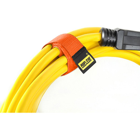 Rip-Tie CableWrap 1x21 Orange 100 Pack
