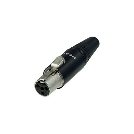 Neutrik RT4FC-B REAN TINY Female 4-Pole XLR Cable Connector